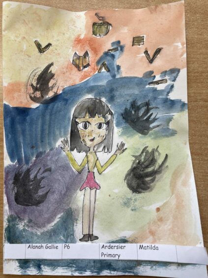 Alanah, P6, Favourite Roald Dahl book: "Matilda."
