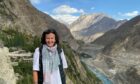 Annabell Gerry, at Altit Fort in the Hunza valley in Gilgit-Baltistan, is leading refief efforts in Pakistan following the floods.