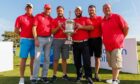 The North-east District team which won the Scottish Area Team Championships on Sunday. From left, Gary Esson, Clark Brechin, Adam Dunton, David Morrison, Adam Giles and Neil Mitchell.