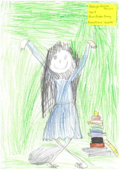 Ashleigh, Age 8, Favourite Roald Dahl book: "Matilda."