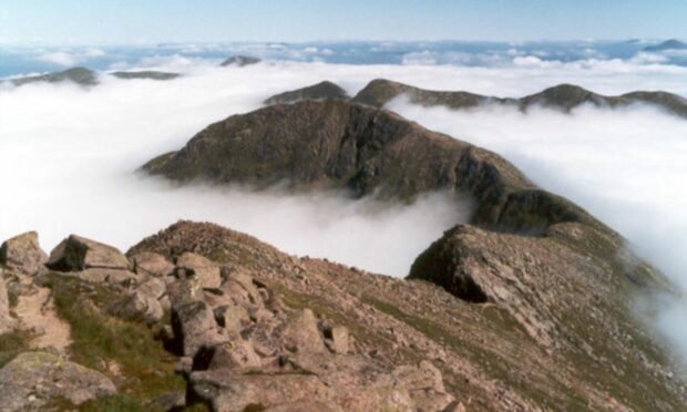 The casualty was rescued after falling on Ben Cruachan.