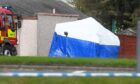 Police are continuing investigations after a body was found in Dyce on Saturday morning. Picture by Chris Sumner/DC Thomson.