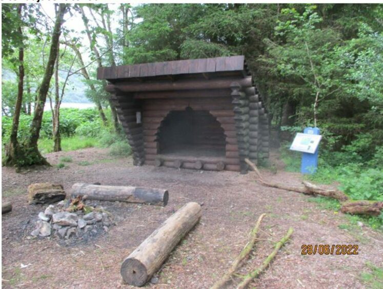 Current Trailblazer Campsite, Loch Lochy.