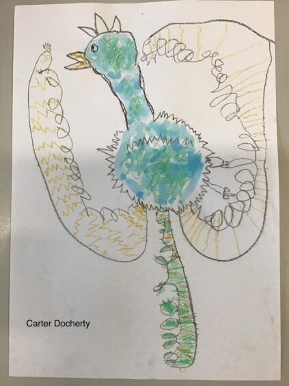 Carter, P2, Favourite Roald Dahl character: "Roly Poly Bird"