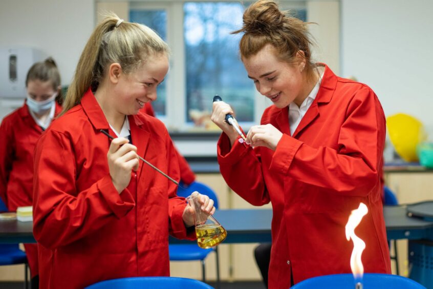 Kilgraston School students explore science as part of their co-curricular activities