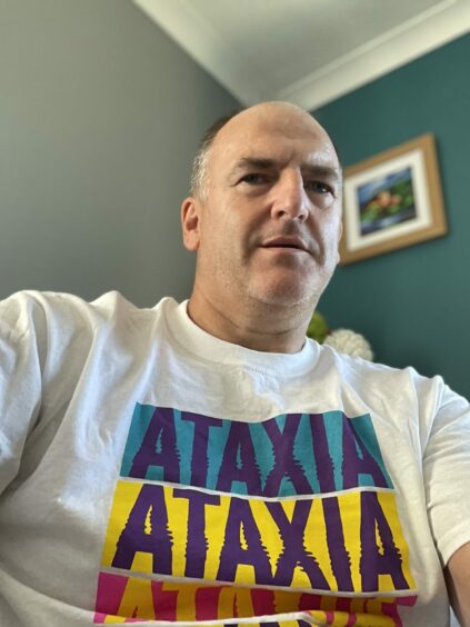 Derek Taylor, who heads up the west of Scotland support group for Ataxia UK.