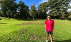 Dr Victor Velecela standing in running gear in the park getting ready for his maraton to raise money for heart disease research