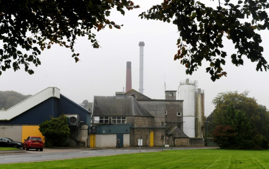 Stoneywood Mill in 2019, just after a buyout was negotiated with £7m of public cash. It's now back in administration due, in part, to soaring energy prices. Picture by Kath Flannery/DCT Media.