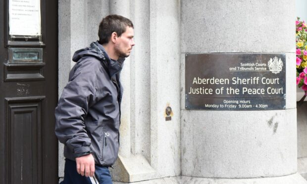 Ian Gray outside court. Image: DC Thomson