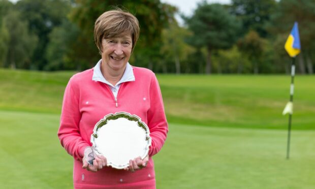 Rose Anderson of Huntly, winner of the senior ladies' scratch prize in the 2022 Evening Express Champion of Champions. Image: Jasperimage.