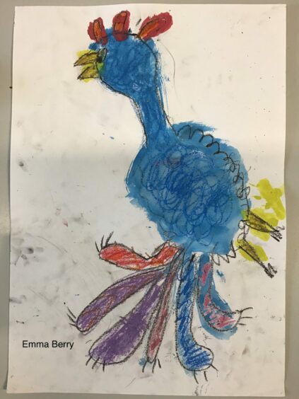 Emma, P1, Favourite Roald Dahl character: "Roly Poly Bird"