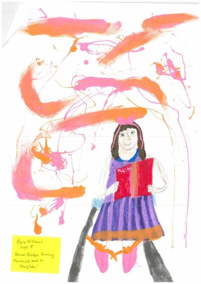Eyra, Age 8, Favourite Roald Dahl book: "Matilda."