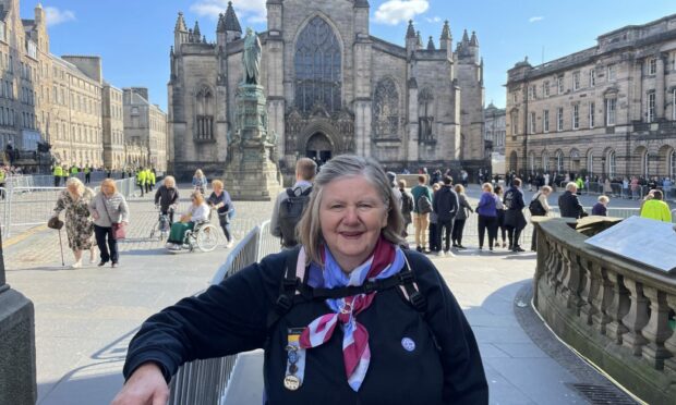 Helen Thomson at St Giles' Cathedral Edinburgh. Supplied by Sarah Prieels.