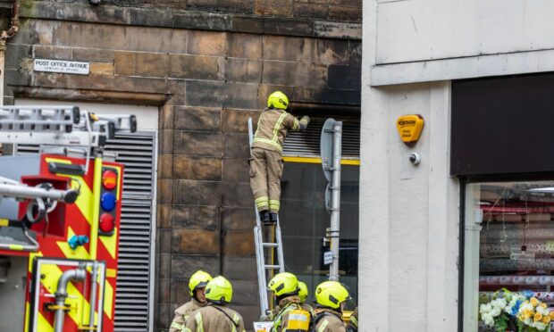 Fire crews called to blaze at EscoBar Inverness on Thursday afternoon.
Image: Paul Campbell