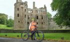 bikeability coordinator June Andrew at Huntly Castle