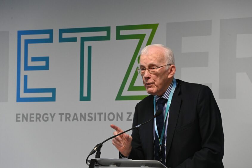 ETZ Ltd chairman Sir Ian Wood is one of those pressing for the energy transition zone in St Fittick's Park, Torry, Aberdeen. Picture by Kenny Elrick/DCT Media.