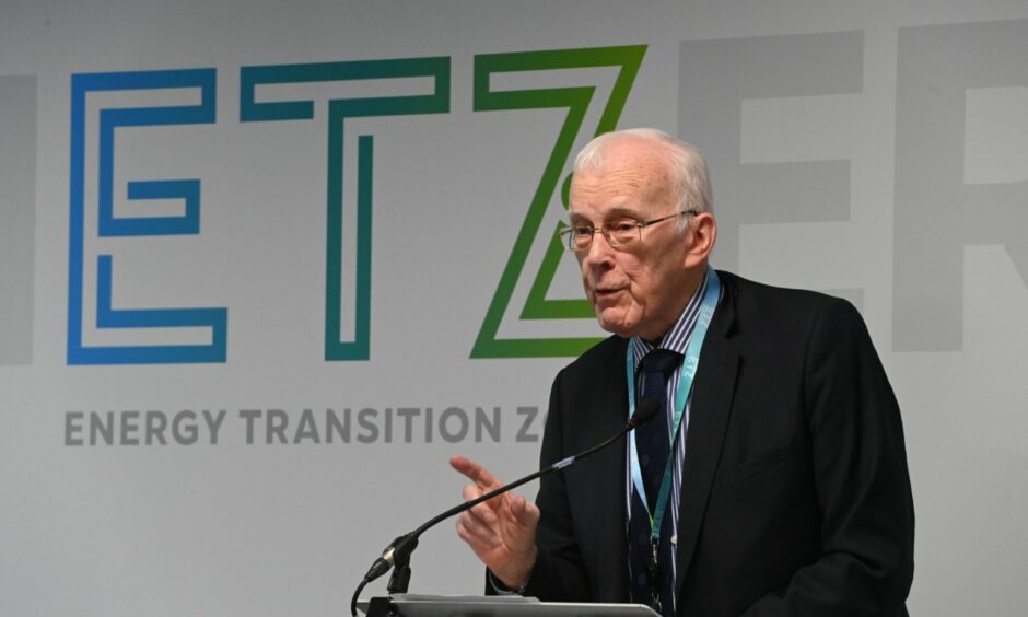 ETZ Ltd chairman Sir Ian Wood is one of those pressing for the energy transition zone in St Fittick's Park, Torry, Aberdeen. Picture by Kenny Elrick/DCT Media.