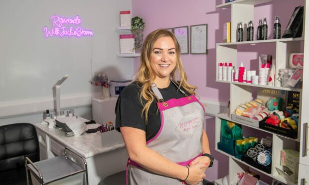 Beautiful venture: Jackie Brown hasn't looked back since starting her own beauty salon.