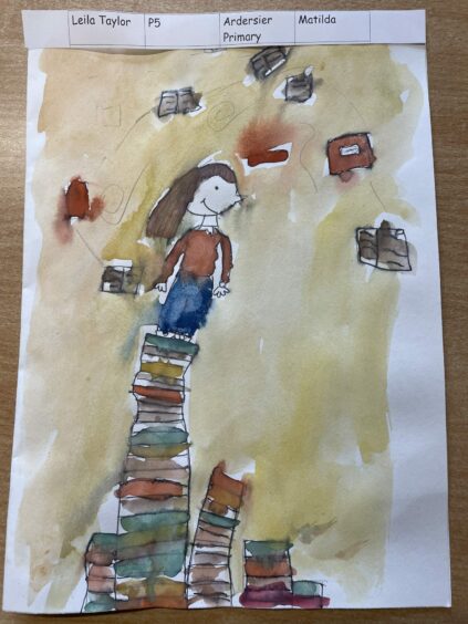 Leila, P5, Favourite Roald Dahl book: "Matilda."