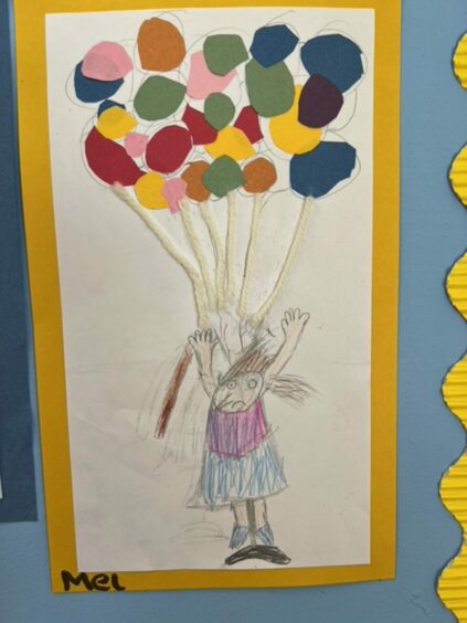 Melody Atkinson, P4, Craigellachie Primary School. Favourite book: "Matilda"