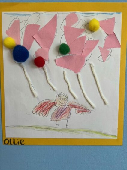 Ollie Mortimer, P3, Craigellachie Primary School. Favourite book: "Charlie And The Chocolate Factory."