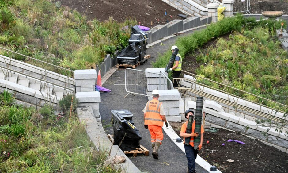 Work in Aberdeen's UTG continues - as readers react to recent progress in the long-delayed planting work. Picture by Paul Glendell/DCT Media.