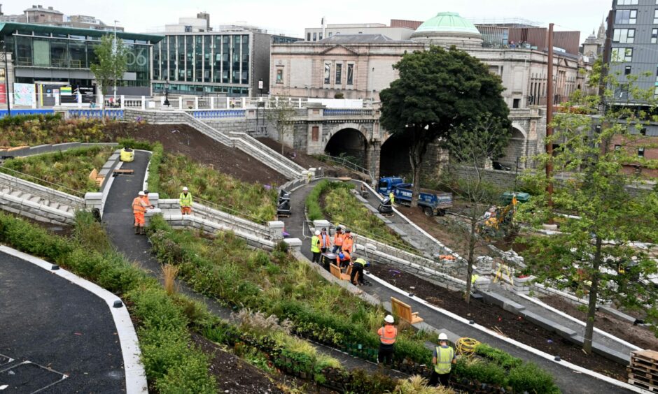 P&J readers react to planting progress in Aberdeen's UTG. Picture by Paul Glendell/DCT Media.