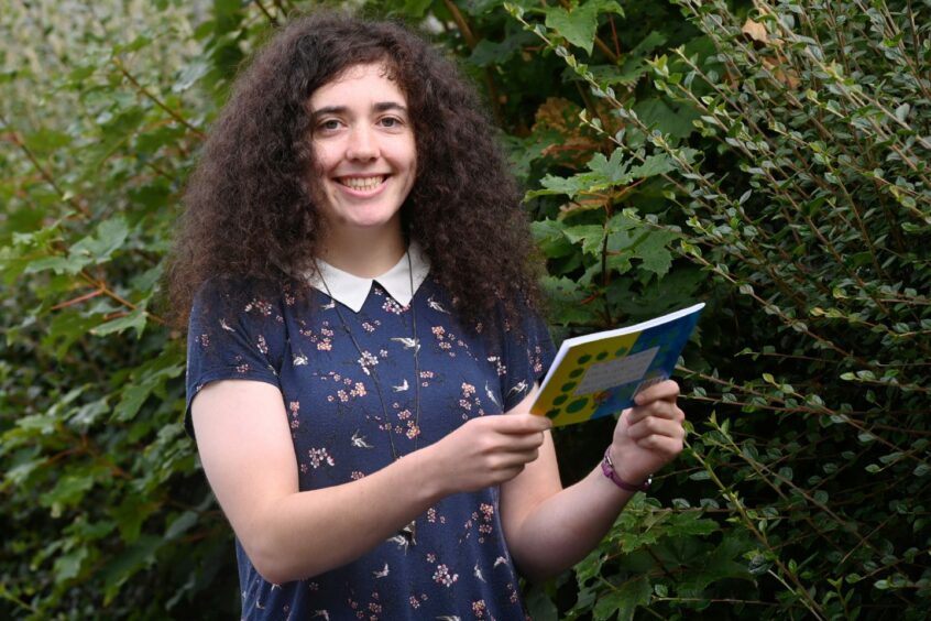 Nicola with her book