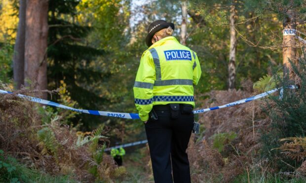 Frank Kinnis and two others were attacked in Elgin woodland. Photo by Jason Hedges/DC Thomson