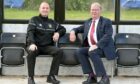 Clachnacuddin director Scott Dowling, left, and father David Dowling, who is a director of Brora Rangers.