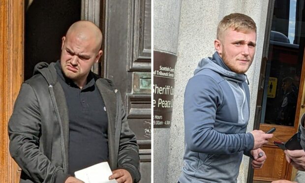 Gordon Watson (left) and Kyle Rossiter (right) avoided prison sentences despite being concerned in the supply of cannabis and cocaine