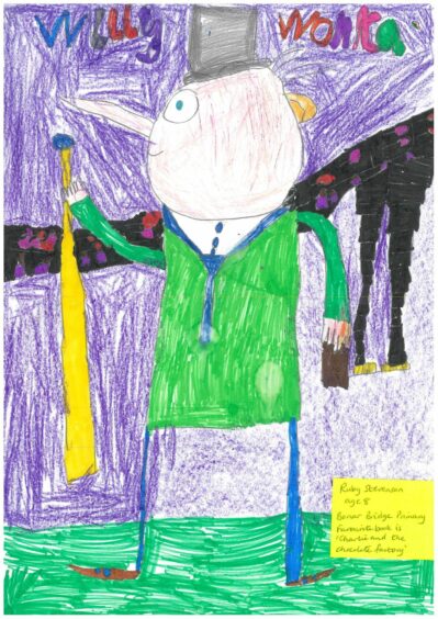 Ruby, Age 8, Favourite Roald Dahl book: "Charlie and the Chocolate Factory."