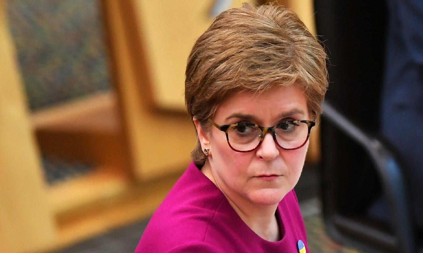 First minister Nicola Sturgeon.