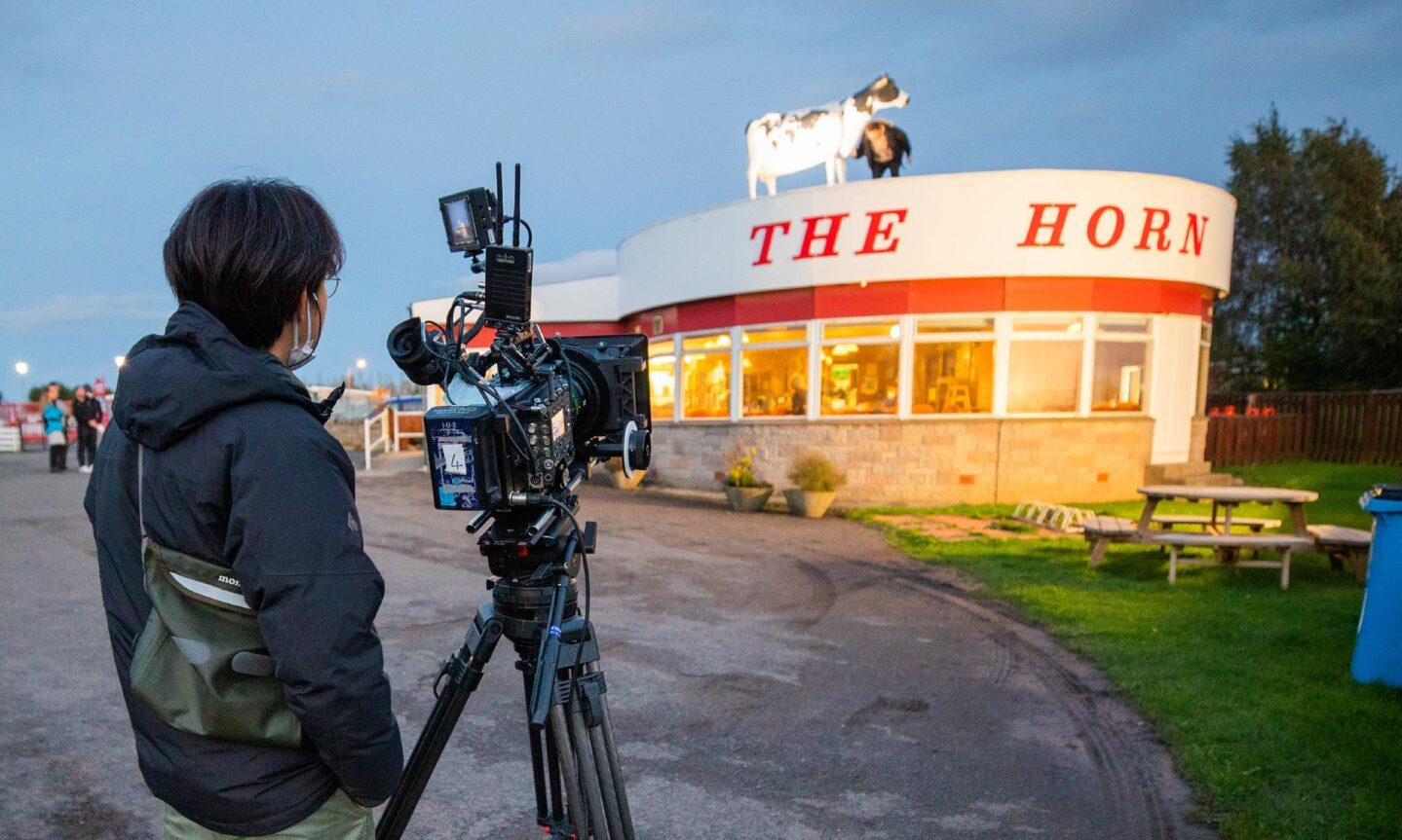 The Horn Filmmakers flock to iconic A90 snack stop