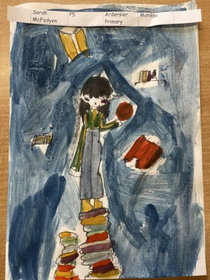 Sarah, P5, Favourite Roald Dahl book: "Matilda."