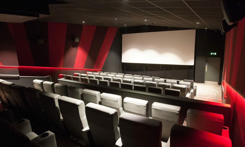 Interior of Arc Cinema in Peterhead
