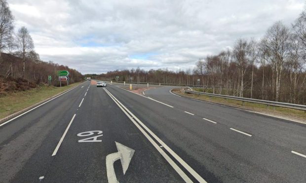 A9/A95 junction at Granish.