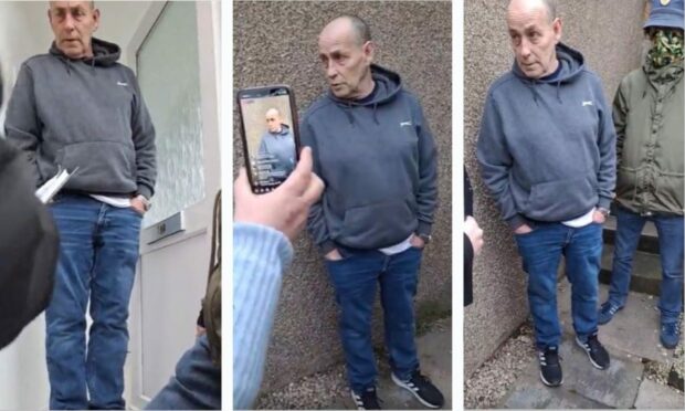 Raymond Boyne was confronted by paedophile hunters on a live stream