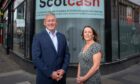 Financial Inclusion for Scotland chairman Stephen Pearson and Scotcash chief executive Sharon MacPherson.