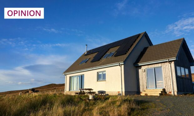 Solar panels on a house in the Highlands (Photo: Duncan Andison/Shutterstock)