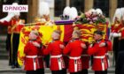 The coffin of Queen Elizabeth II being carried by pallbearers (Photo: Peter Byrne/PA)