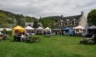 The Green market during the virtual tour. Supplied by DTA Scotland.