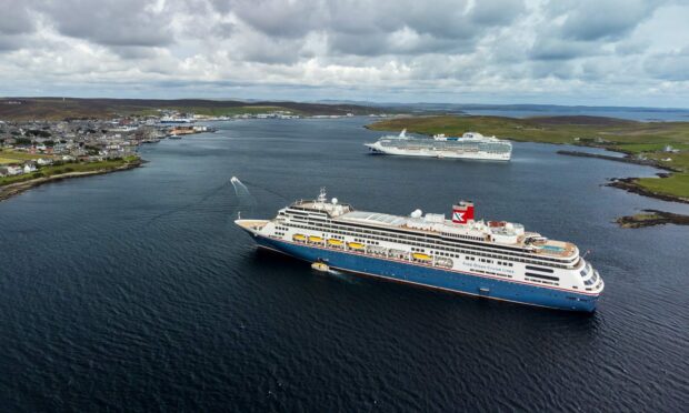The welcome sight of cruise ships returning has contributed towards business recovery at Lerwick harbour.