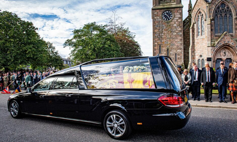 Queen's hearse