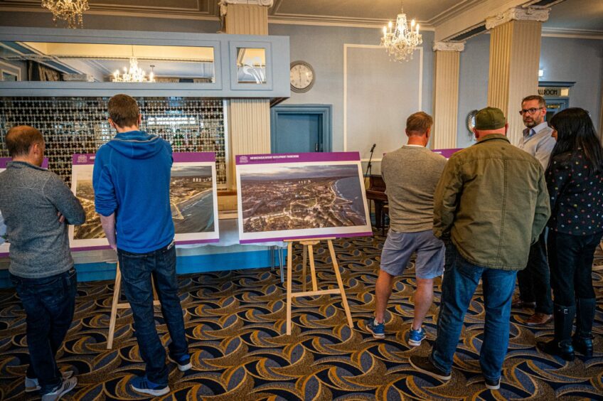 The final chance for the public to their say, in-person, on the Aberdeen beach plans is on Saturday. Image: Wullie Marr/DC Thomson.