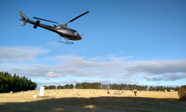 Heliborne surveys took place over parts of Aberdeenshire in 2022.