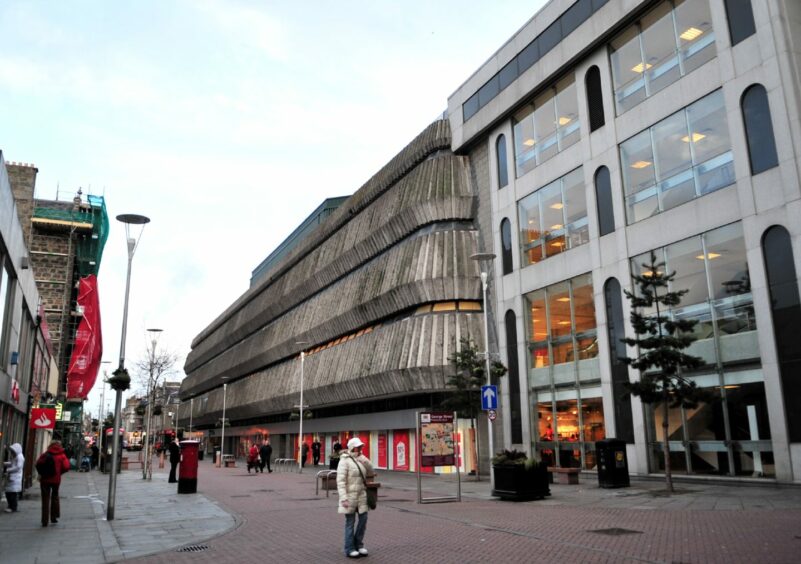 John Lewis closed in Bon Accord centre, one of Aberdeen shopping centres