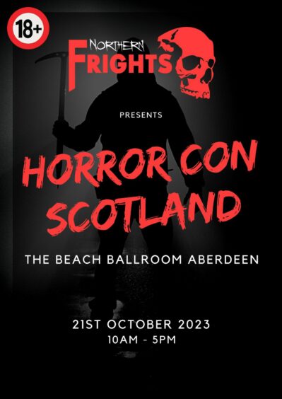 Horror Con Scotland will take place in October 2023.