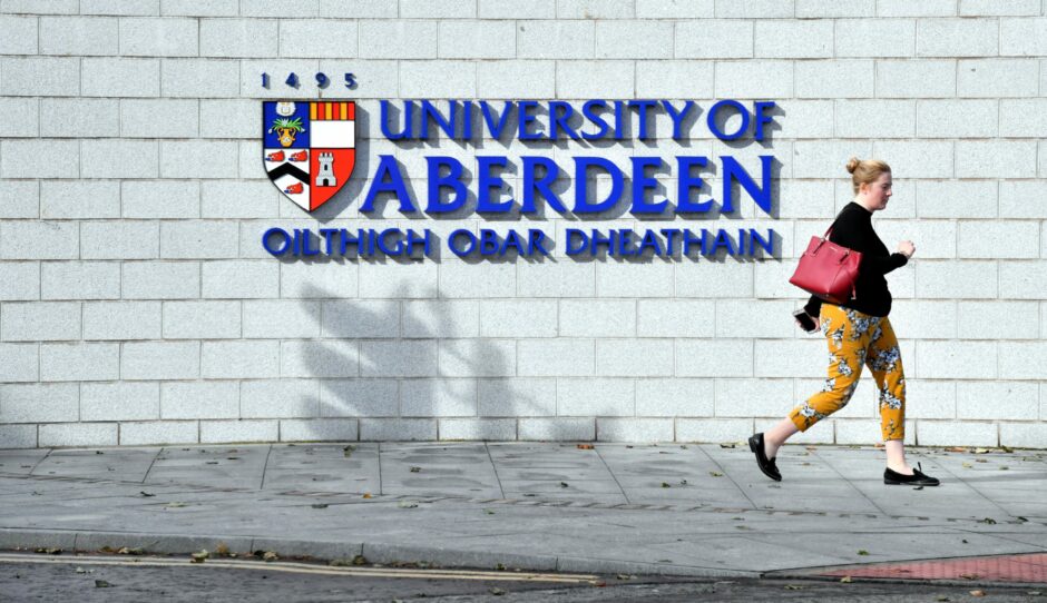 University of Aberdeen sign as PHD student investigates coastal erosion and climate change in Shetland