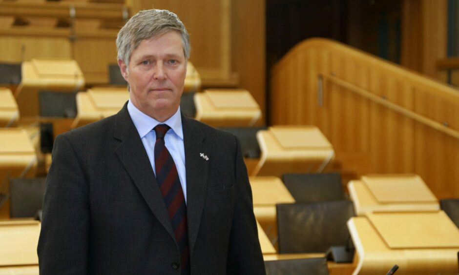 Edward Mountain has urged NHS Highland to speed up treatment times for breast cancer patients. Image: Andrew Cowan/ Scottish Parliament